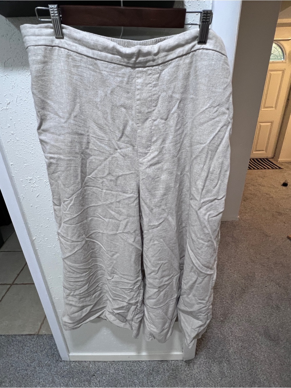 Banana Republic Lightweight Elastic-Waist linen Pants